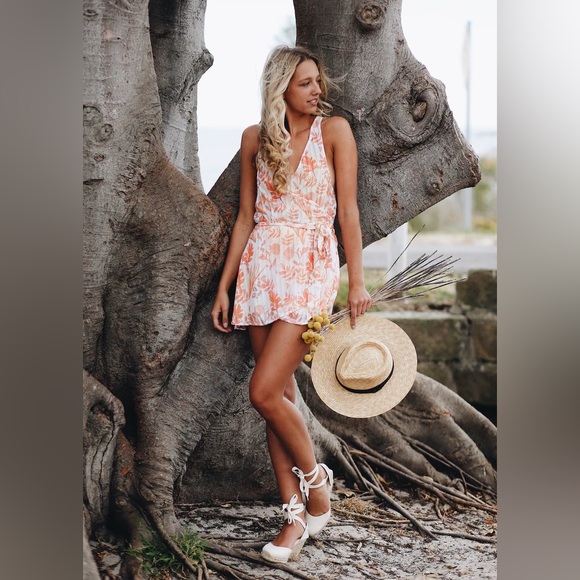 Dresses & Skirts - Morrisday the Label Tropical Heat Mini Dress Sz AU-12 (US-8) Vacation Party Chic